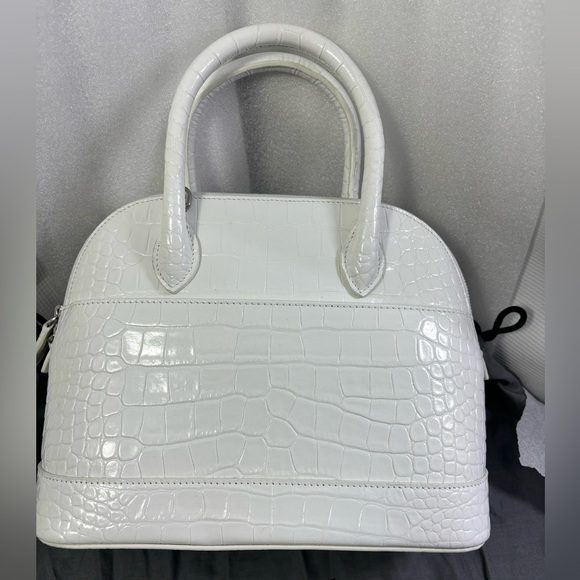Balenciaga Croc Embossed Sm Ville Top Handle Bag. - Picture 7 of 12